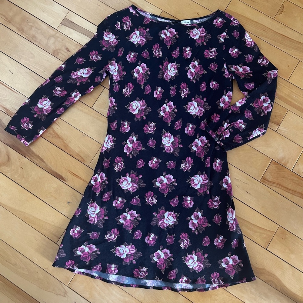 Sunday Best Pink Floral Long Sleeve Dress